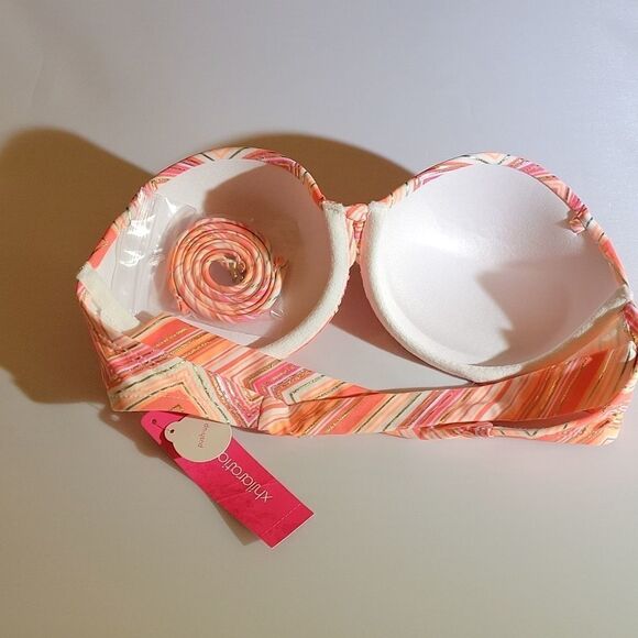 BRAND NEW XHILARATION WOMEN"S PUSH UP SWIMSUITS BIKINI BRA - Picture 13 of 16